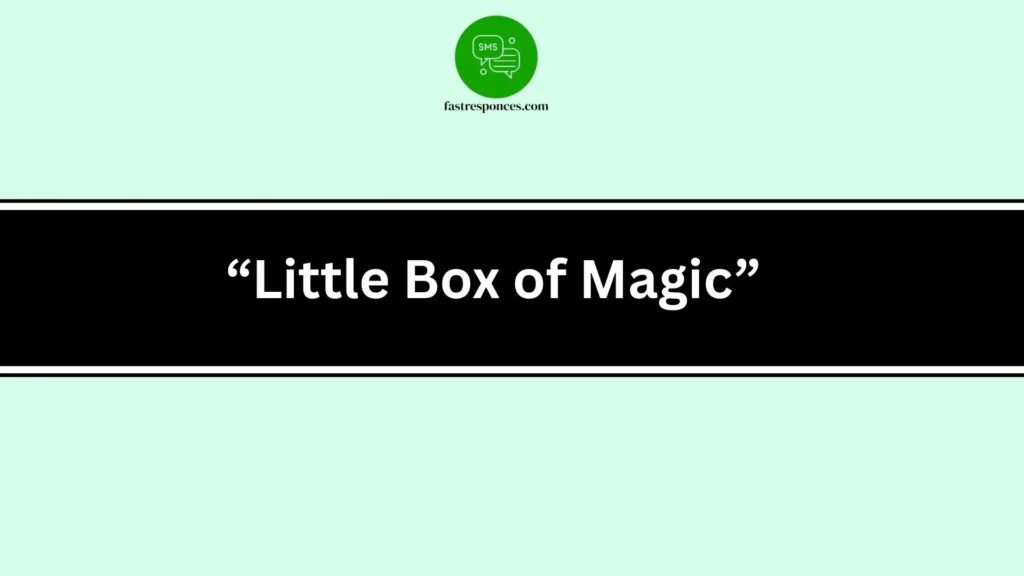  “Little Box of Magic”