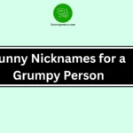 Funny Nicknames for a Grumpy Person