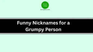 Funny Nicknames for a Grumpy Person