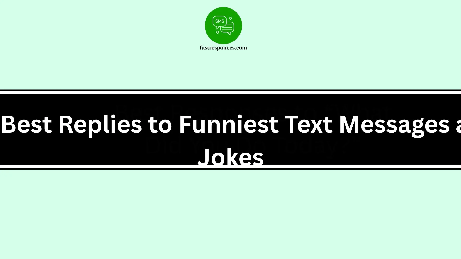 Best Replies to Funniest Text Messages and Jokes