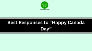 Best Responses to “Happy Canada Day”