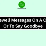 Farewell Messages On A Cake Or To Say Goodbye