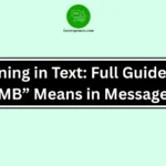 MB Meaning in Text: Full Guide to What “MB” Means in Messages