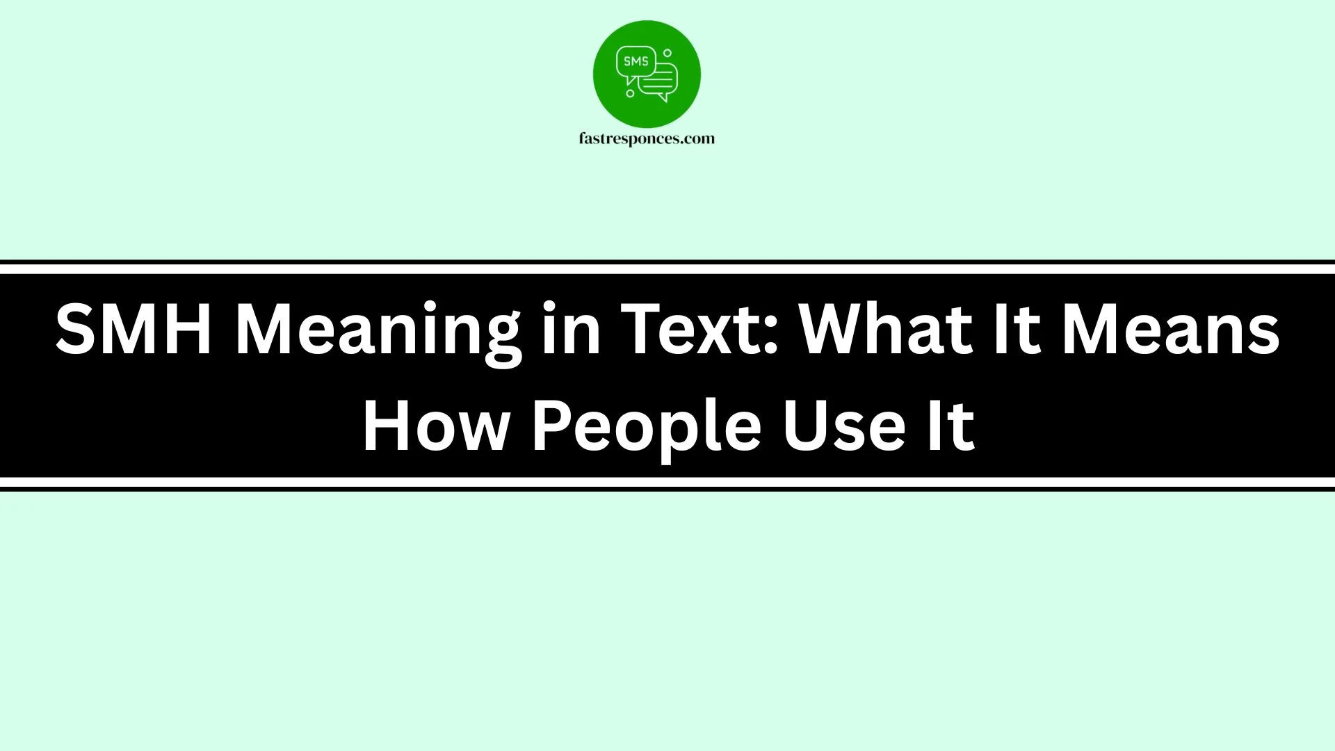 SMH Meaning in Text: What It Means, How People Use It